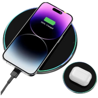 200W trådlös laddningsplatta för iPhone 16/15/14/13 Pro, Samsung Galaxy S22/S23/S24, Note och Xiaomi