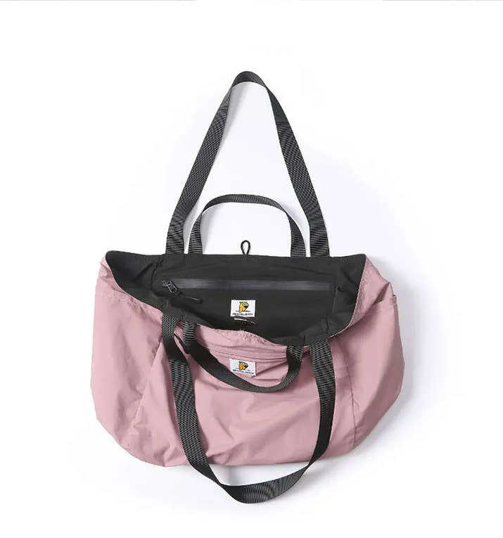 Stor kapacitet resväska – fällbar travel tote, axelväska/duffelbag i canvas för kvinnor och män