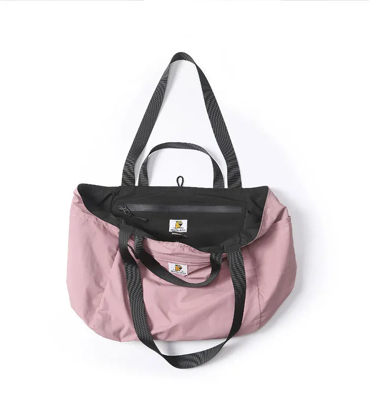 Stor kapacitet resväska – fällbar travel tote, axelväska/duffelbag i canvas för kvinnor och män