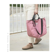 Stor kapacitet resväska – fällbar travel tote, axelväska/duffelbag i canvas för kvinnor och män