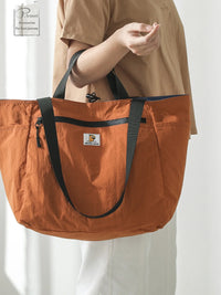 Stor kapacitet resväska – fällbar travel tote, axelväska/duffelbag i canvas för kvinnor och män