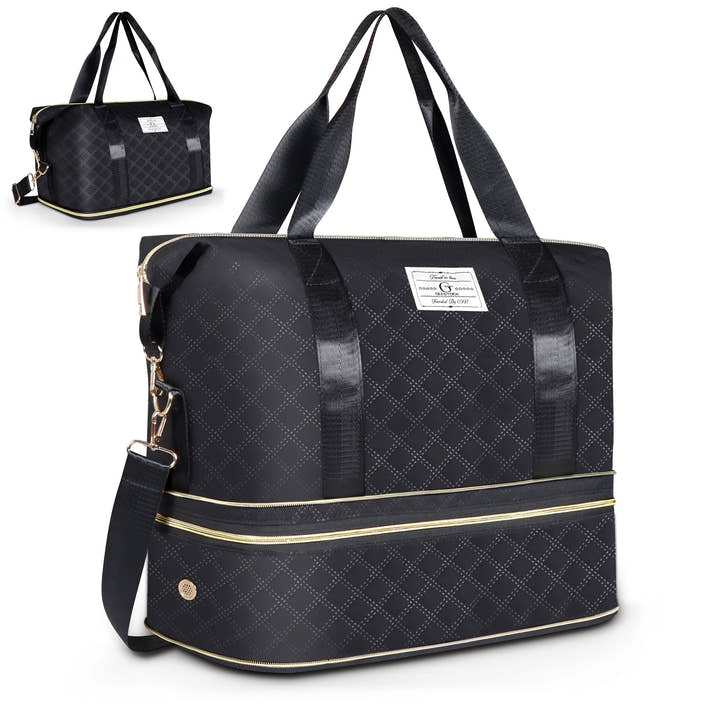 Geestock weekendväska för män och kvinnor lätt och rymlig