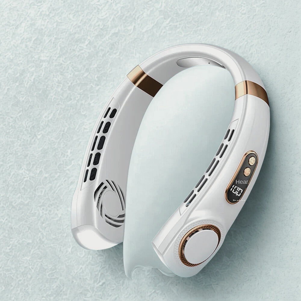 Kylande Nackfläkt med LED & USB-C