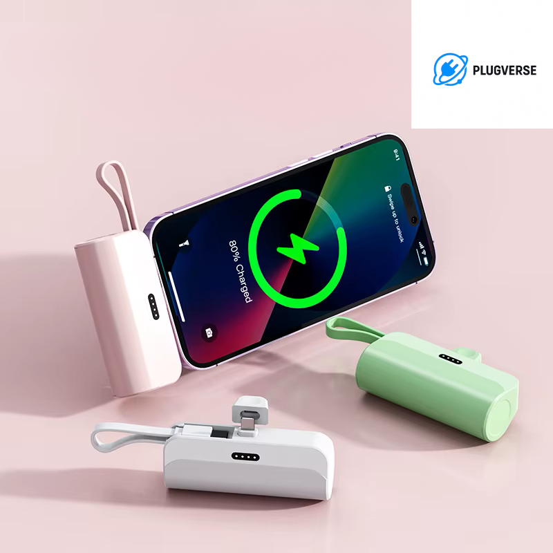 Xiaomi Mini Powerbank anpassad för Iphone Samsung och Huawei